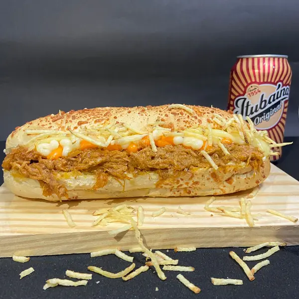 Frango louco na baguete — lanche delivery Vila Maria Baixa, zona norte